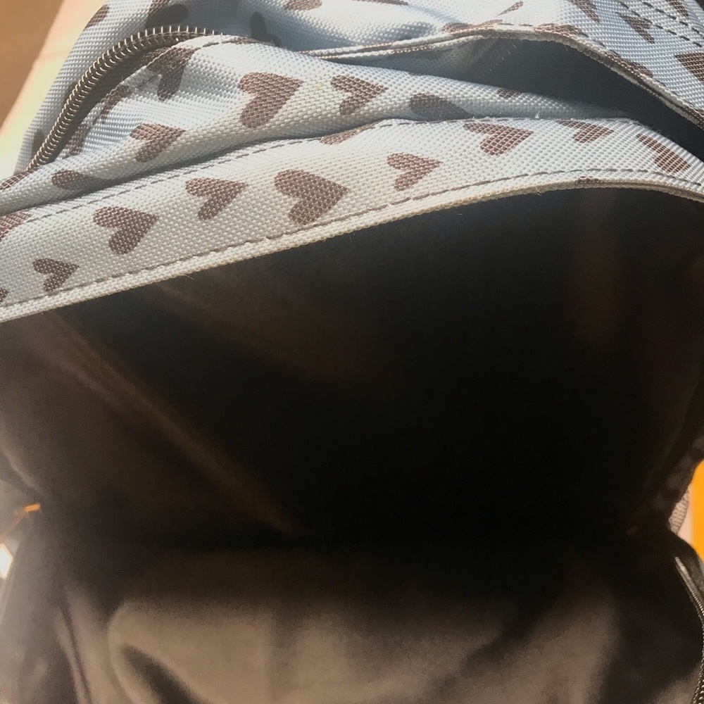 Mossimo Blue Heart Printed Backpack - Picture 4 of 7